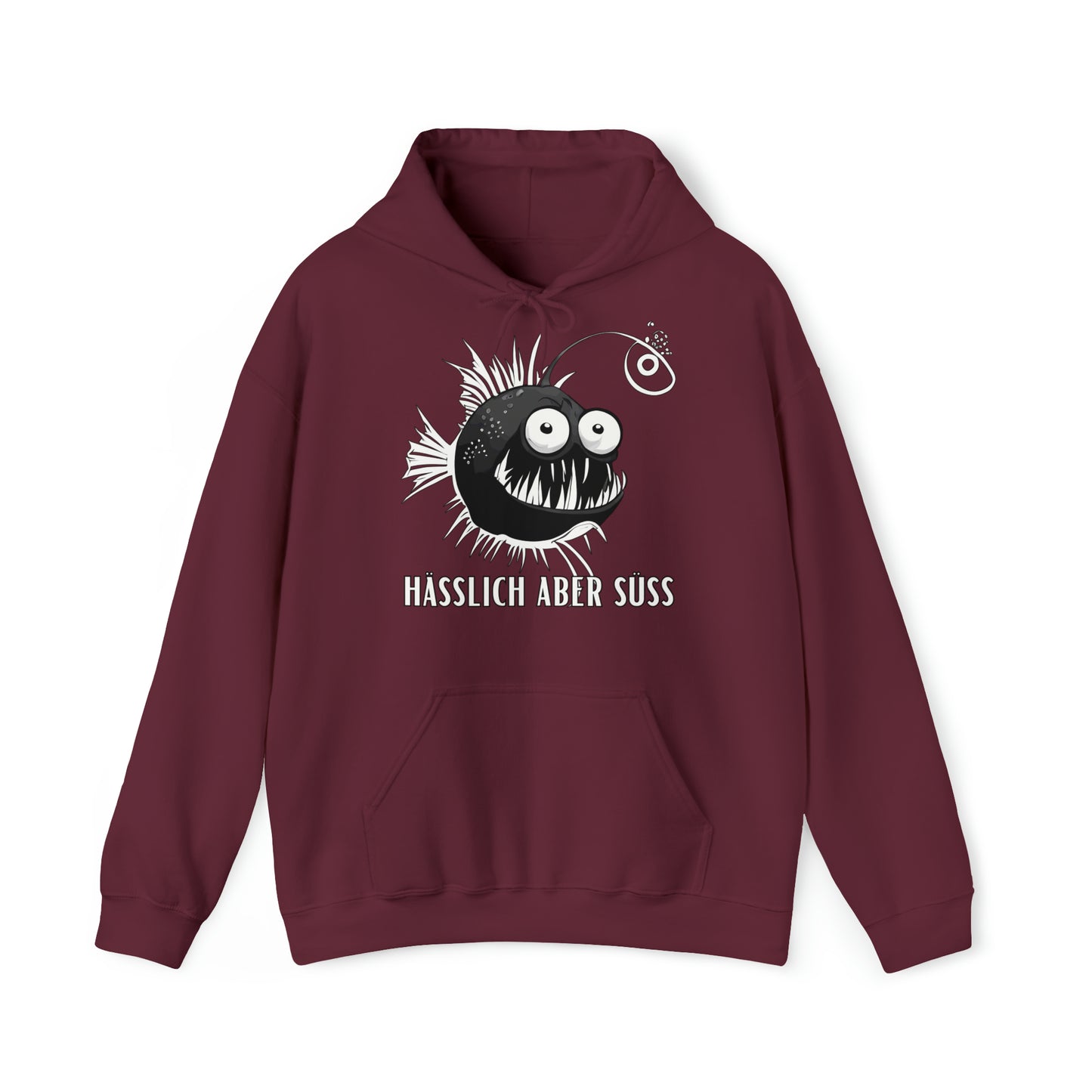 Unisex Hoodie Anglerfisch "hässlich aber süß"