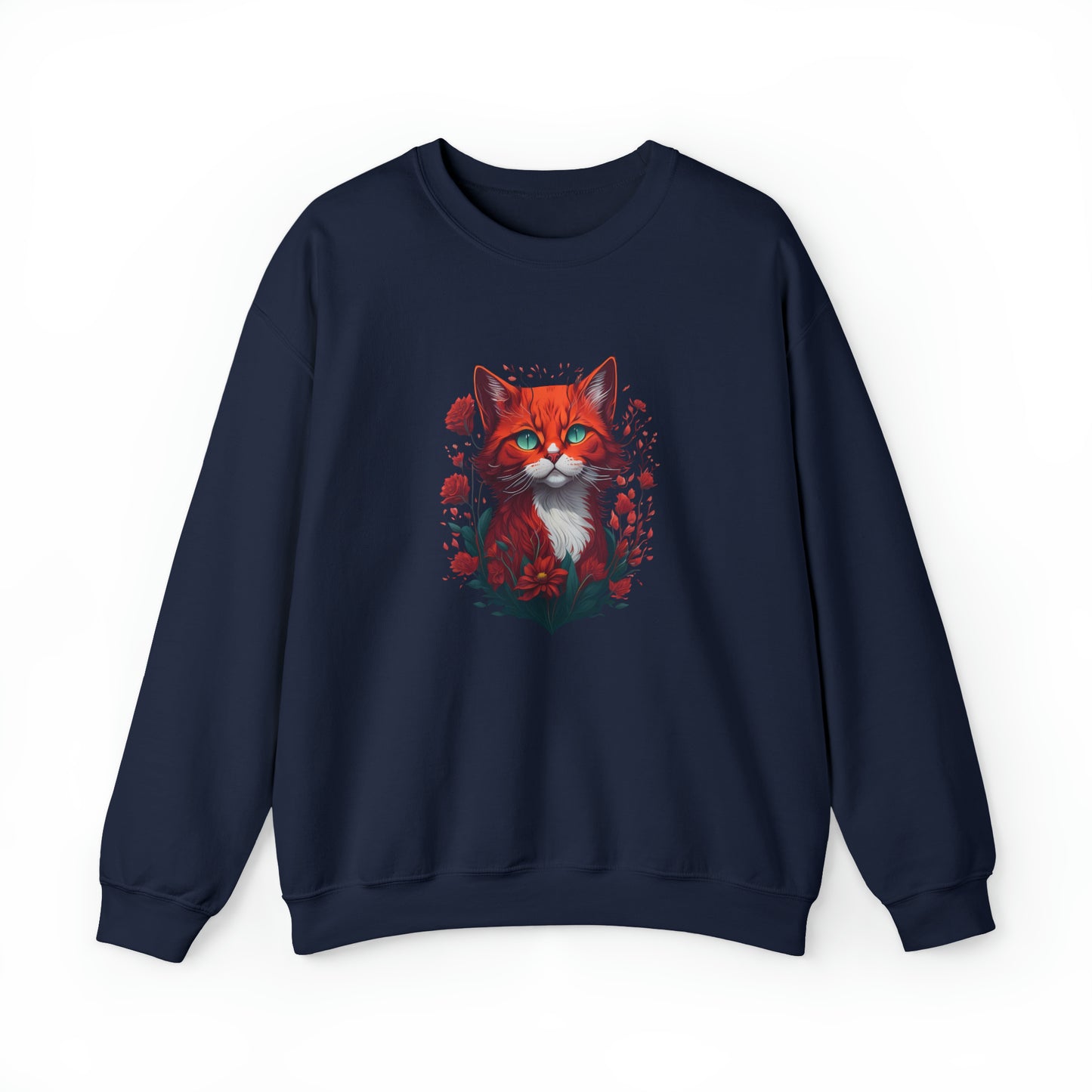 Unisex Sweatshirt Roter Kater