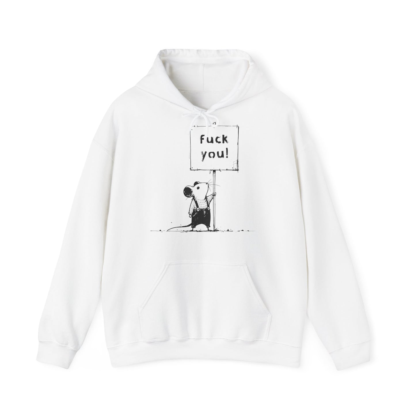 Unisex Hoodie fuck you! Maus