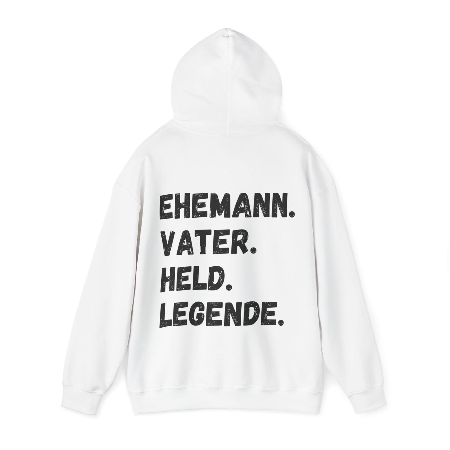 Unisex Hoodie Ehemann. Vater. Held. Legende.