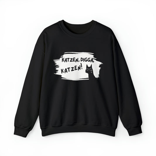 Unisex Sweatshirt Katzen, Digga, Katzen!