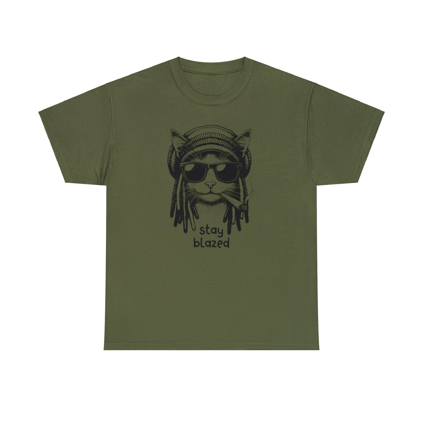 Unisex T-Shirt Rasta-Cat stay blazed