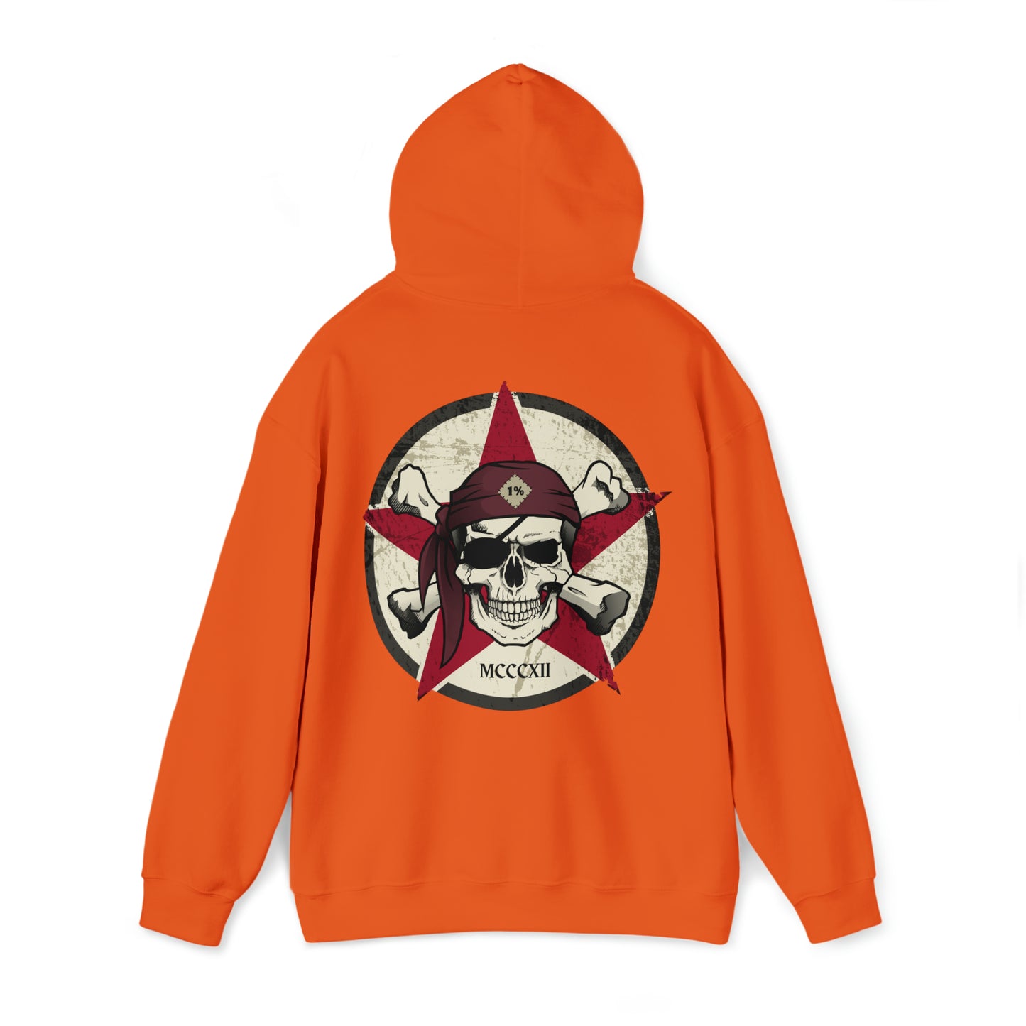 Unisex Hoodie Outlaw Biker Skull