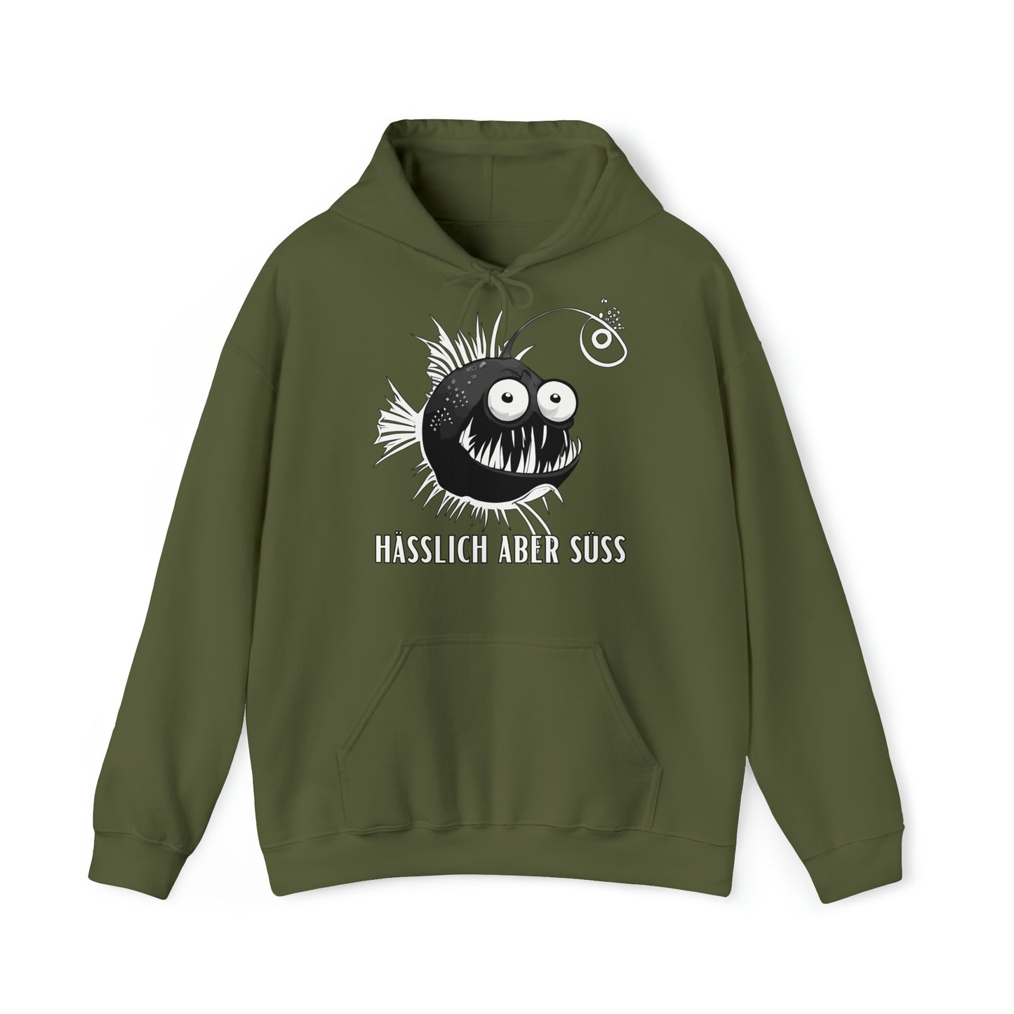 Unisex Hoodie Anglerfisch "hässlich aber süß"