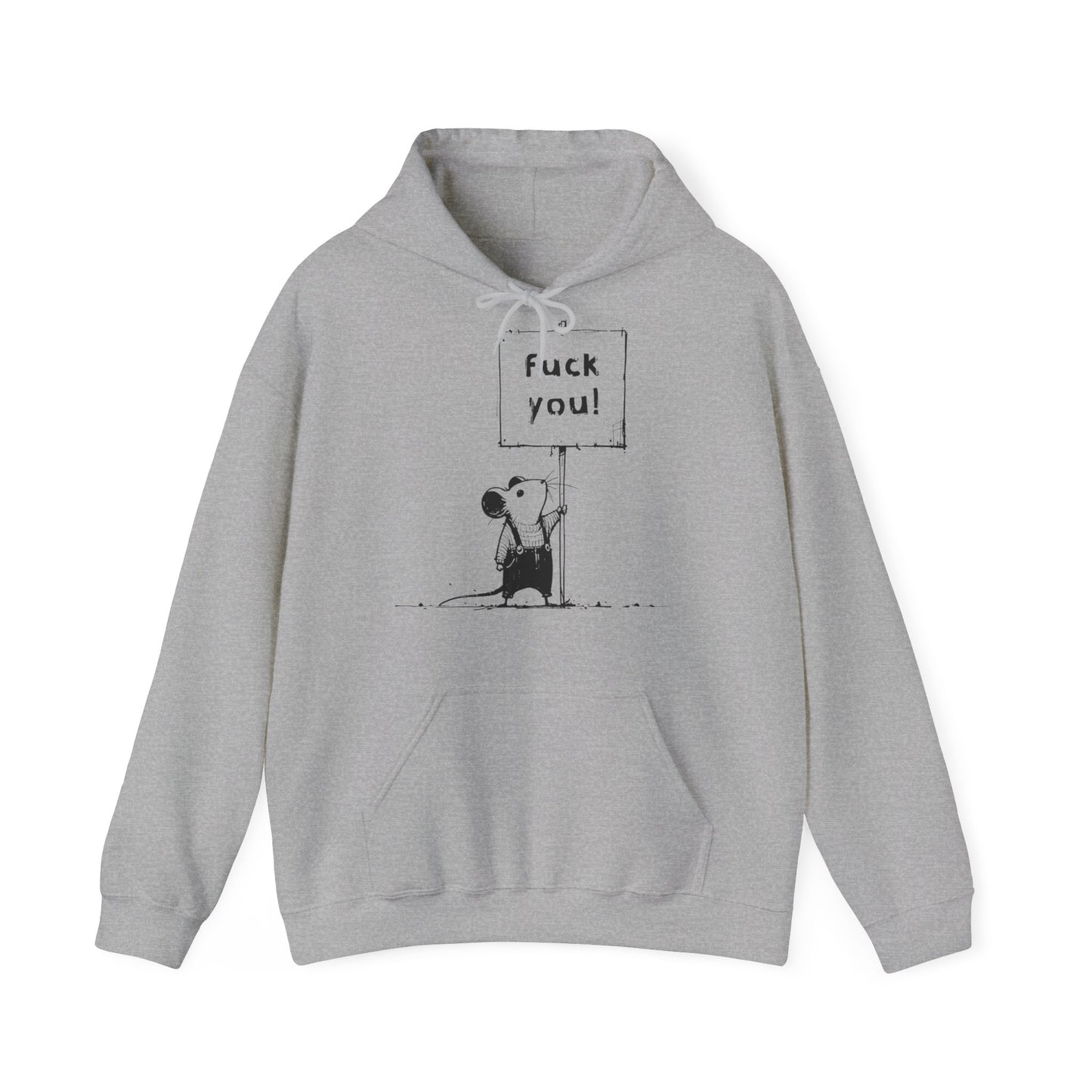 Unisex Hoodie fuck you! Maus