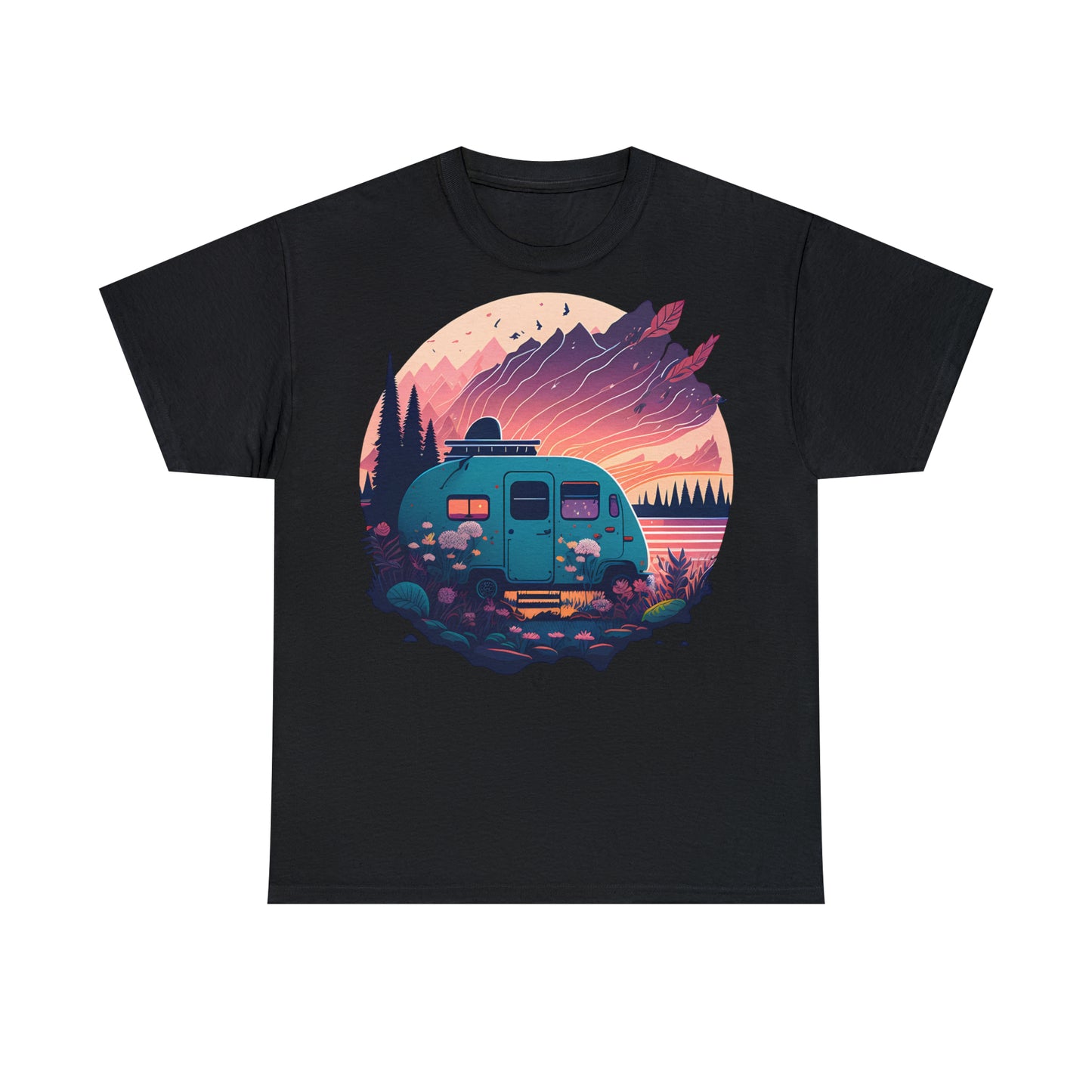 Unisex T-Shirt Camping am See