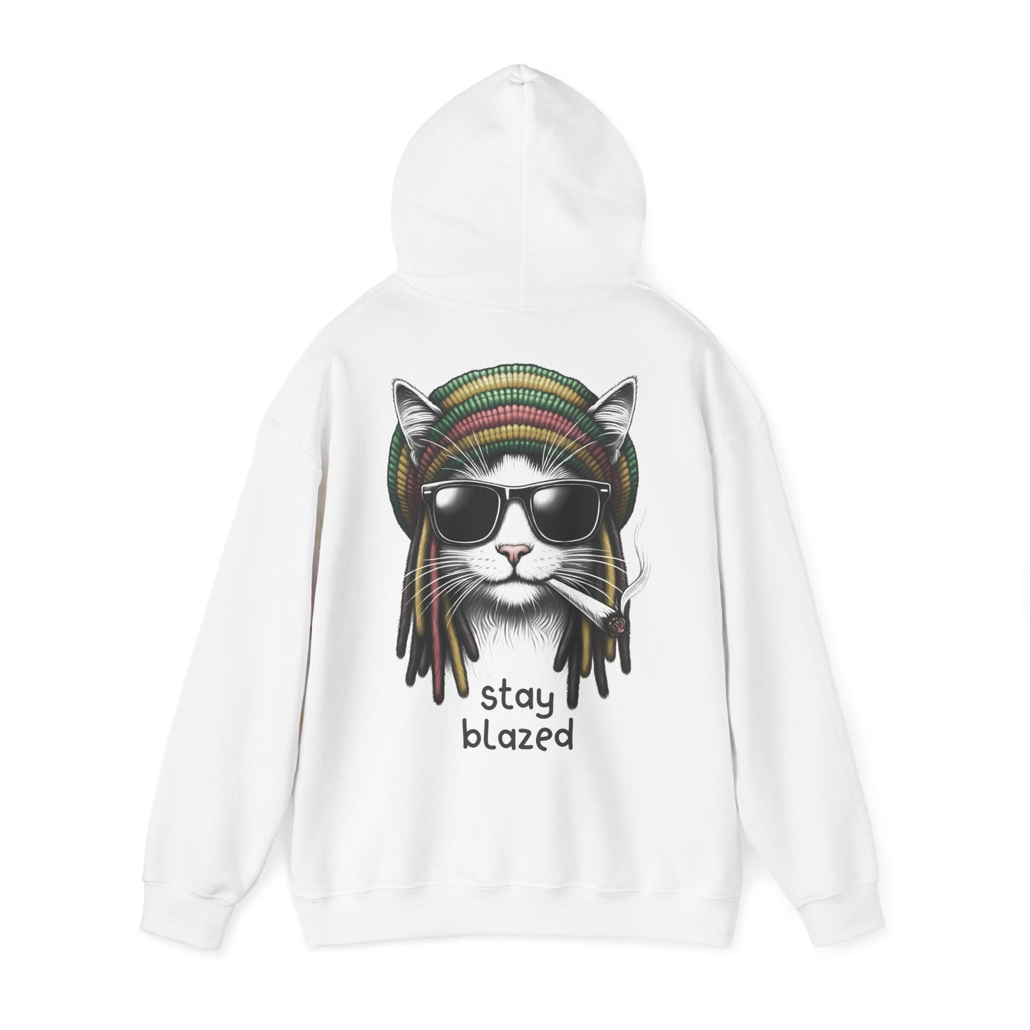 Unisex Hoodie Rasta-Cat stay blazed