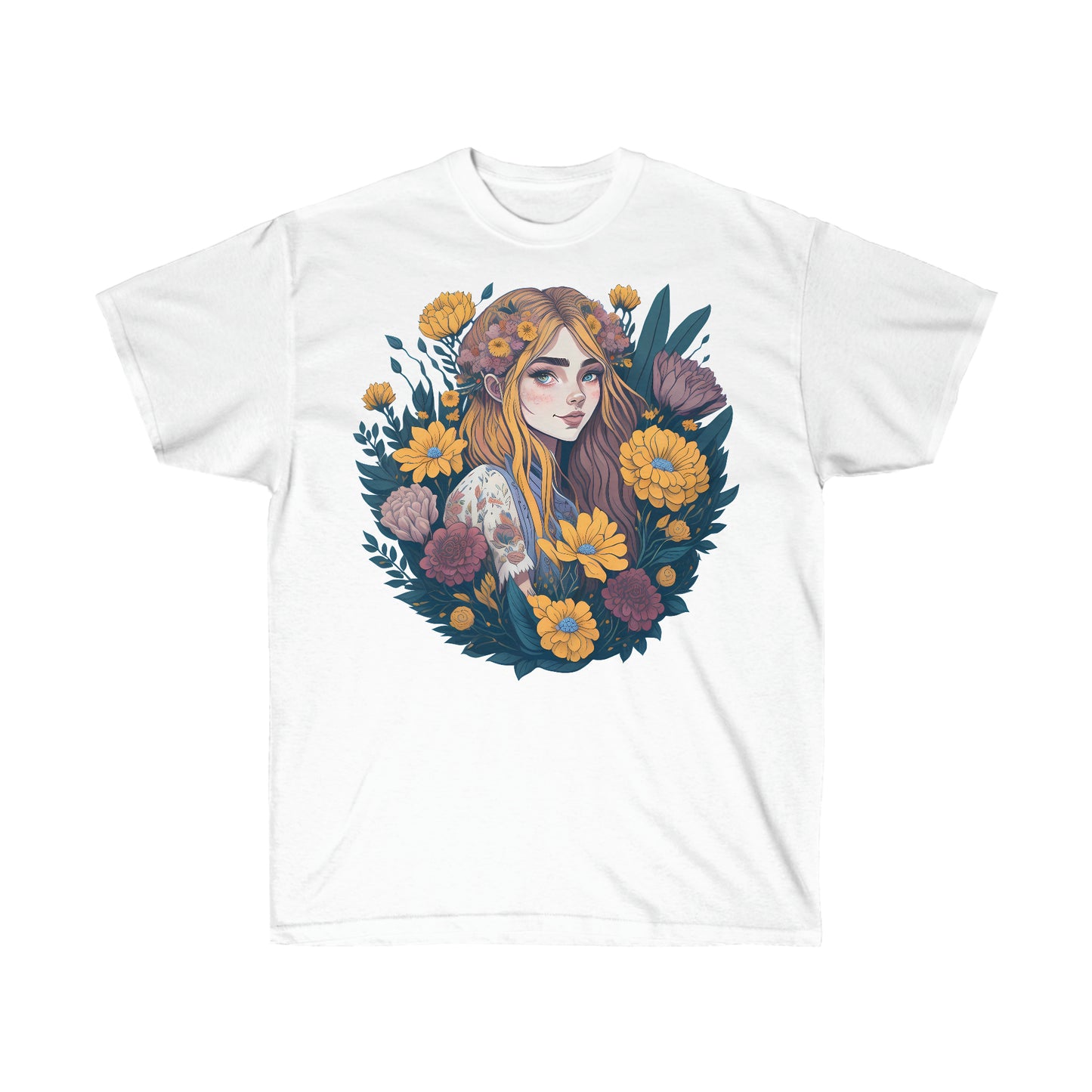 Unisex T-Shirt | Hippie Garten Blumen