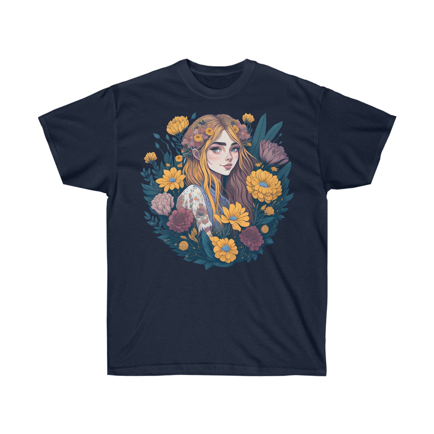 Unisex T-Shirt | Hippie Garten Blumen