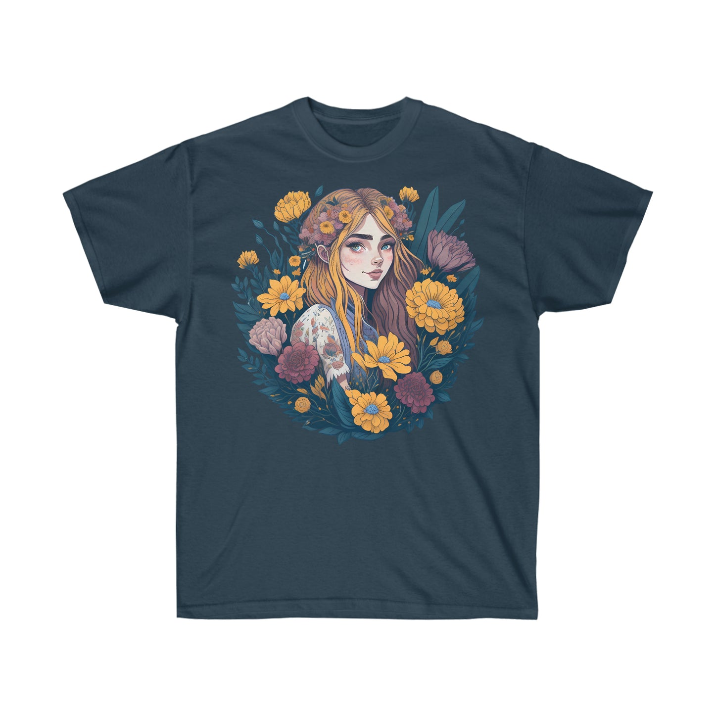 Unisex T-Shirt | Hippie Garten Blumen