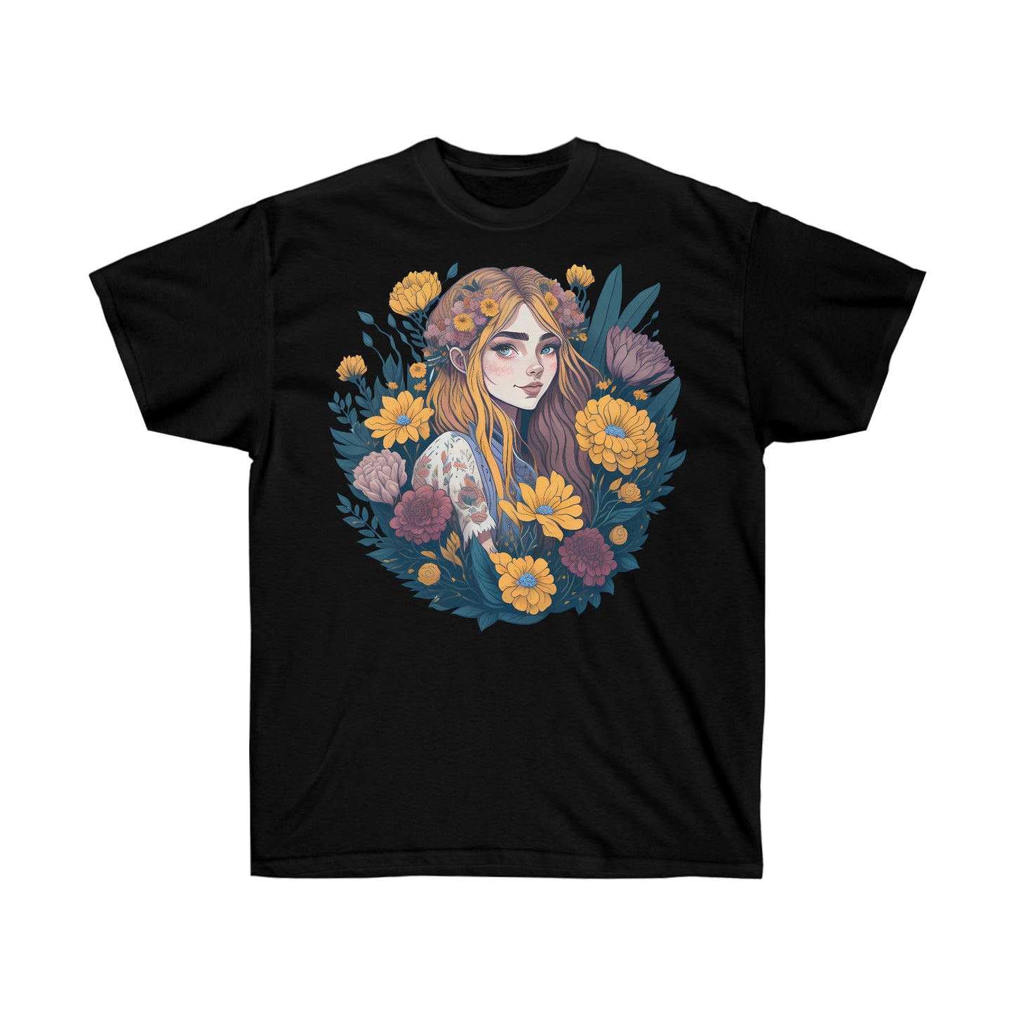 Unisex T-Shirt | Hippie Garten Blumen