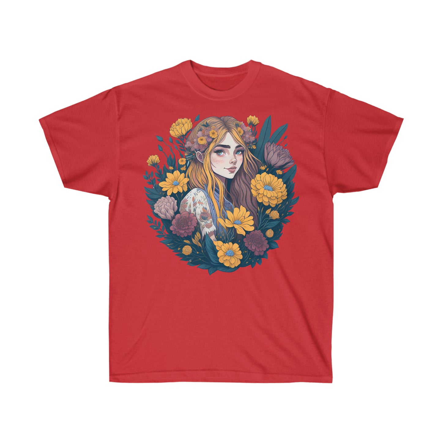 Unisex T-Shirt | Hippie Garten Blumen