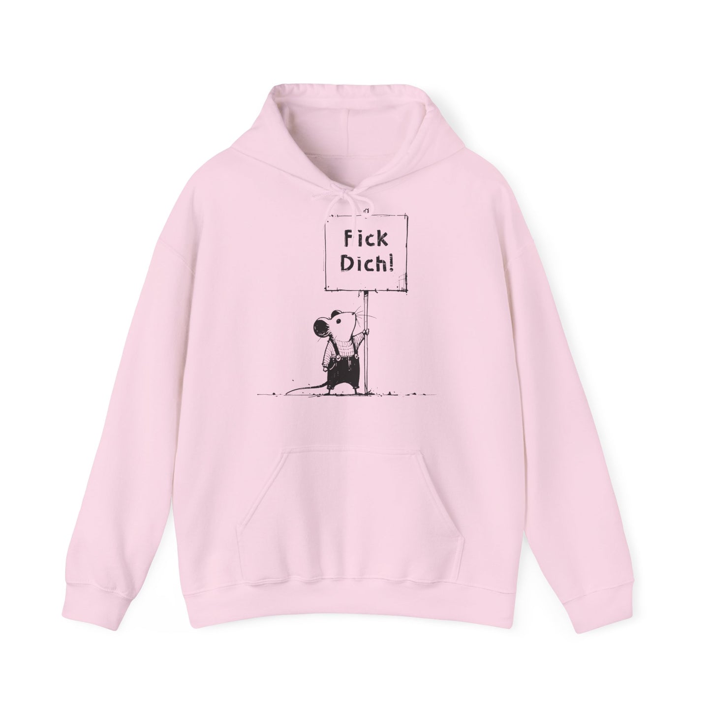 Unisex Hoodie Fick Dich! Maus