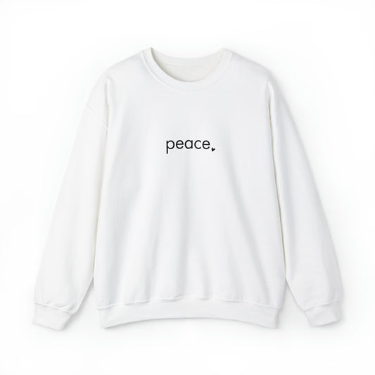 Unisex Sweatshirt Peace Herz