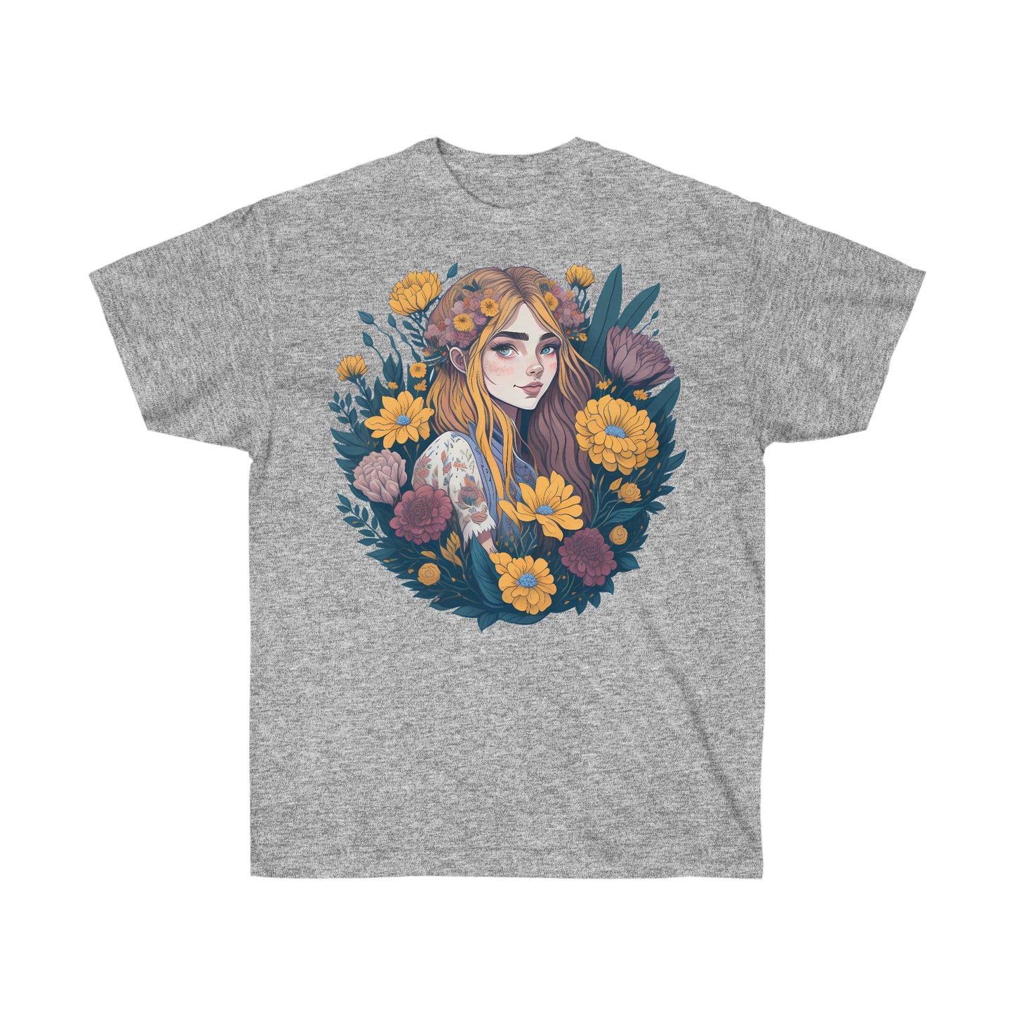 Unisex T-Shirt | Hippie Garten Blumen