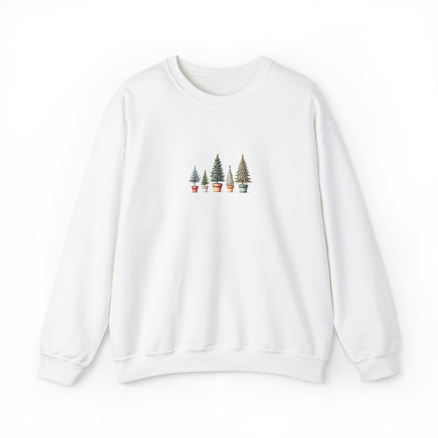 Unisex Sweatshirt Weihnachtsbäume