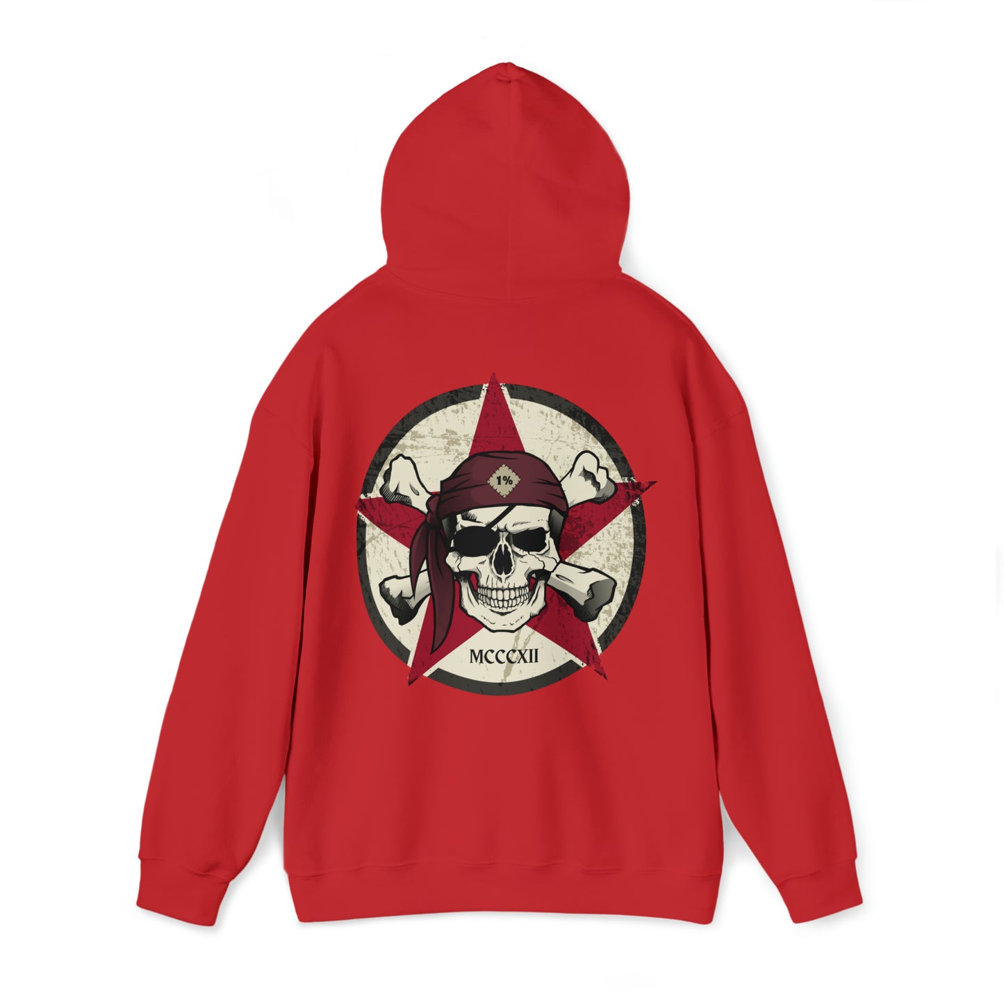 Unisex Hoodie Outlaw Biker Skull