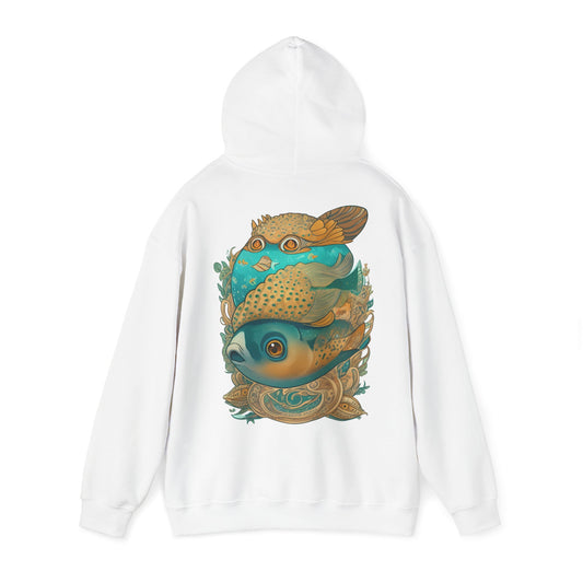 Unisex Hoodie Surrealistische Fische