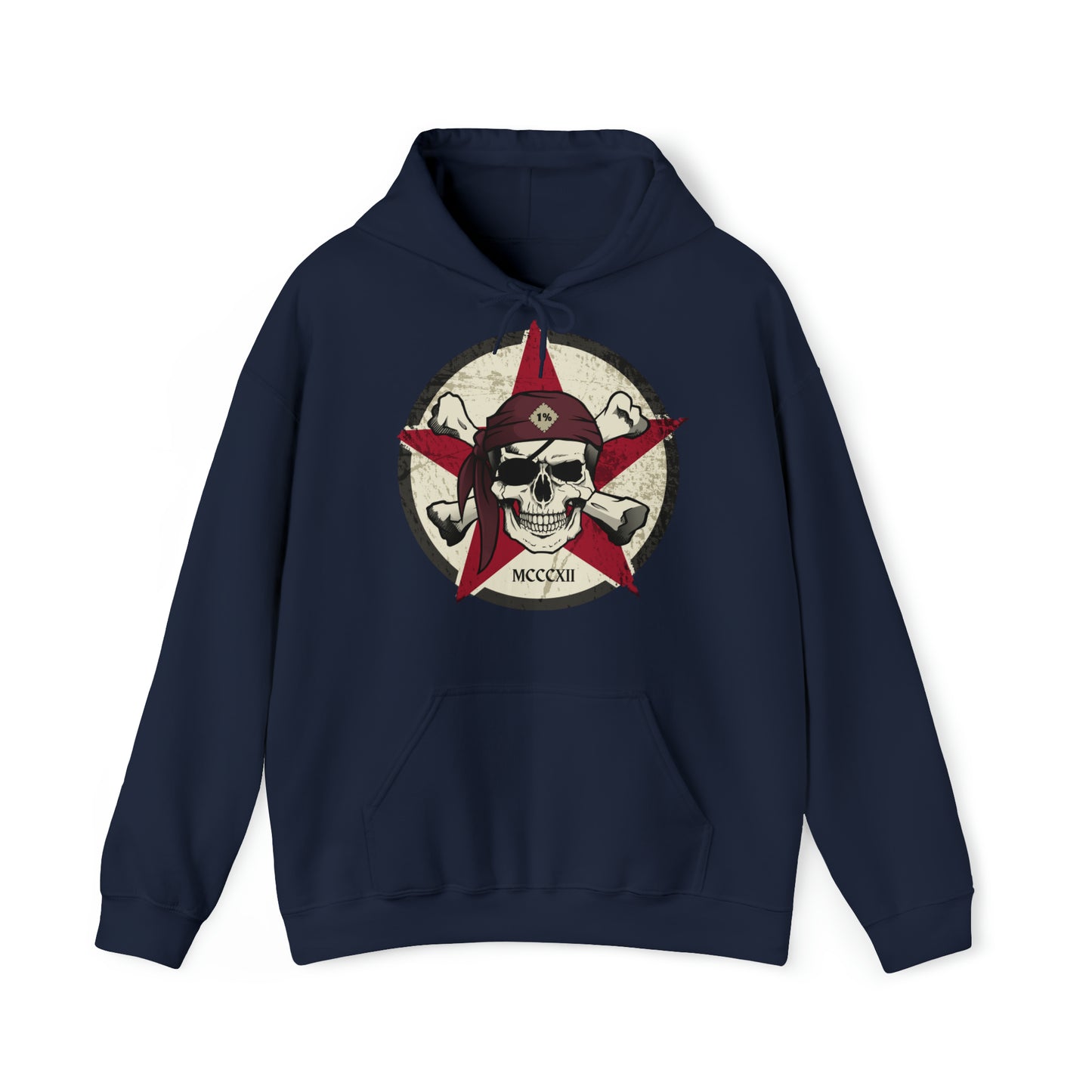 Unisex Hoodie Outlaw Biker Skull