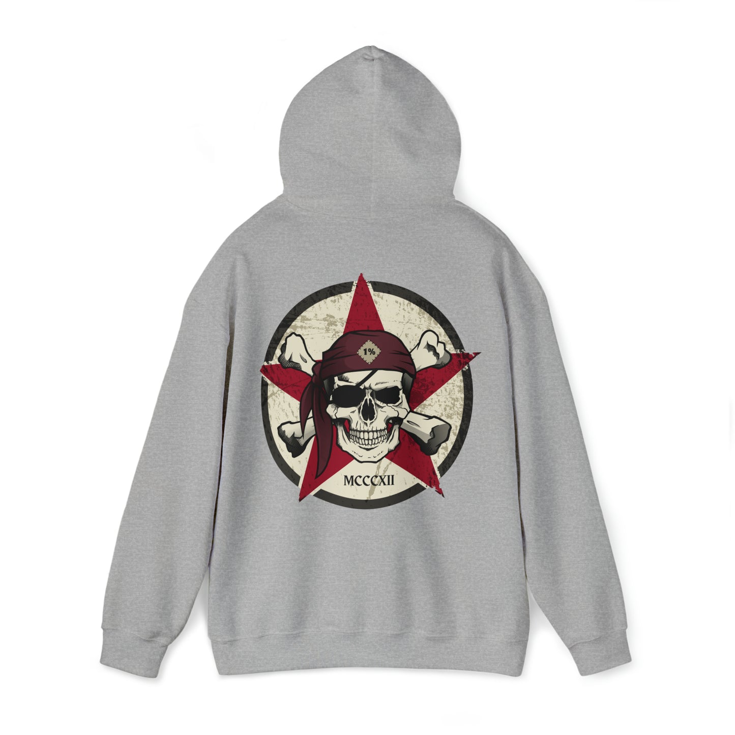 Unisex Hoodie Outlaw Biker Skull