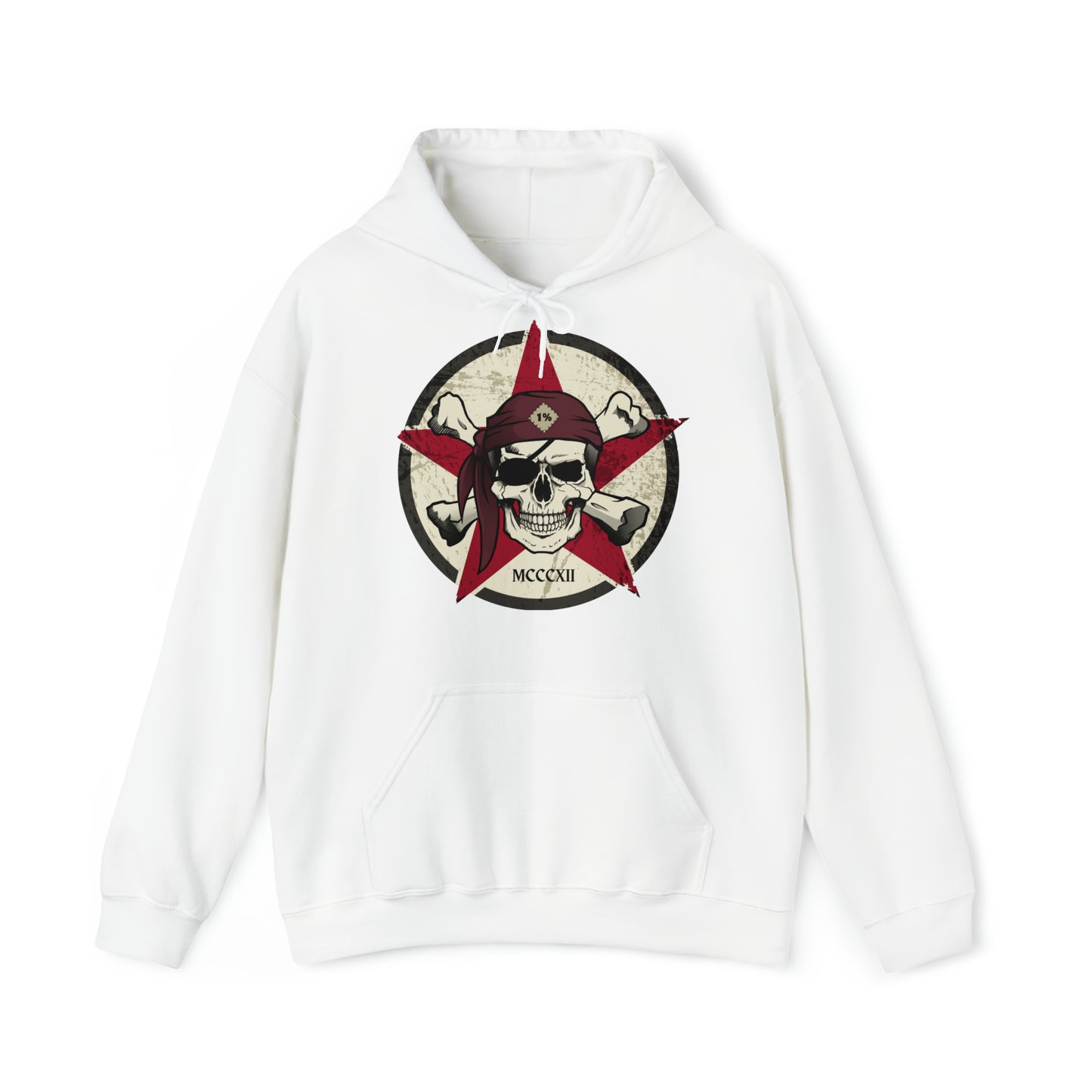 Unisex Hoodie Outlaw Biker Skull