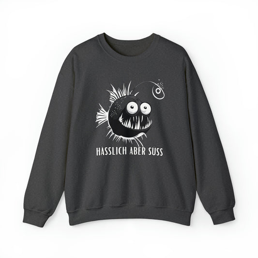 Unisex Sweatshirt Anglerfisch "hässlich aber süß"