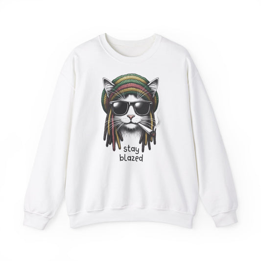 Unisex Sweatshirt Rasta-Cat stay blazed