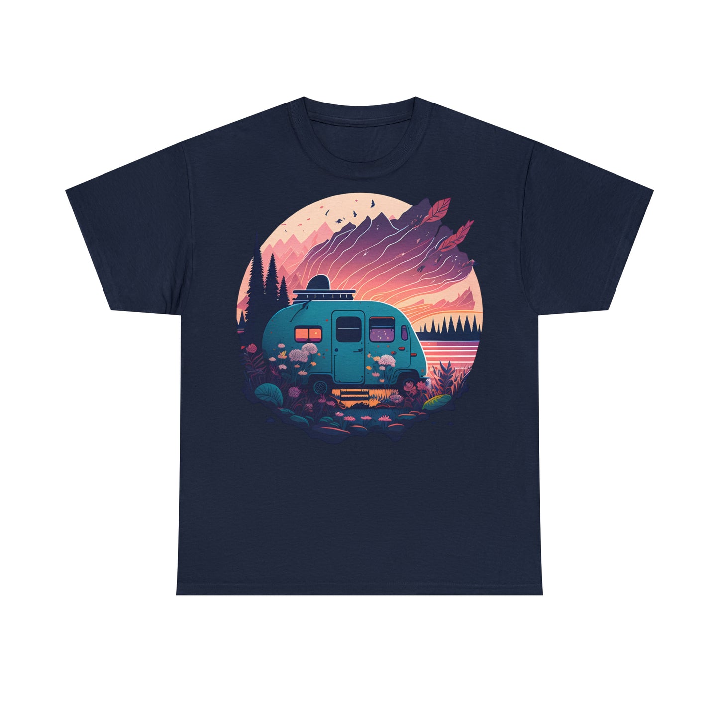 Unisex T-Shirt Camping am See
