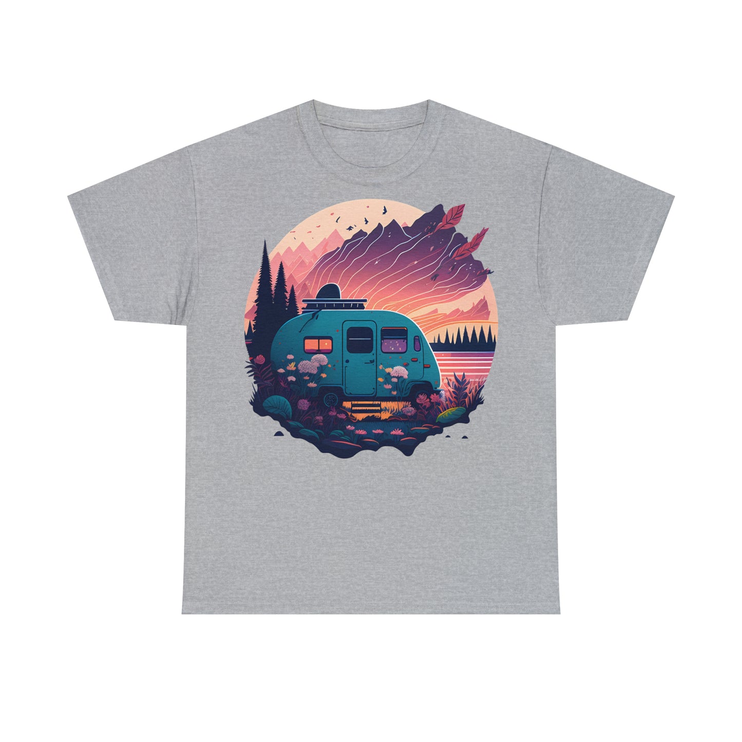 Unisex T-Shirt Camping am See