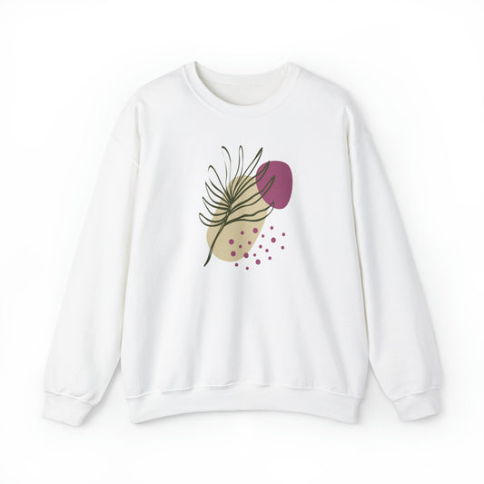 Unisex Sweatshirt Boho Print Palmenblatt