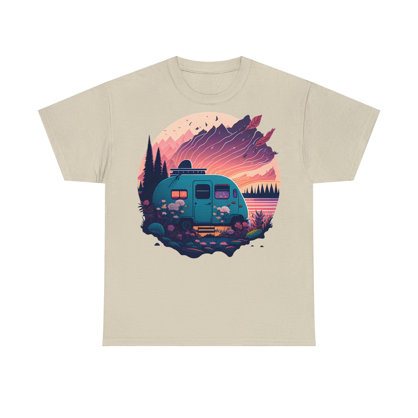 Unisex T-Shirt Camping am See