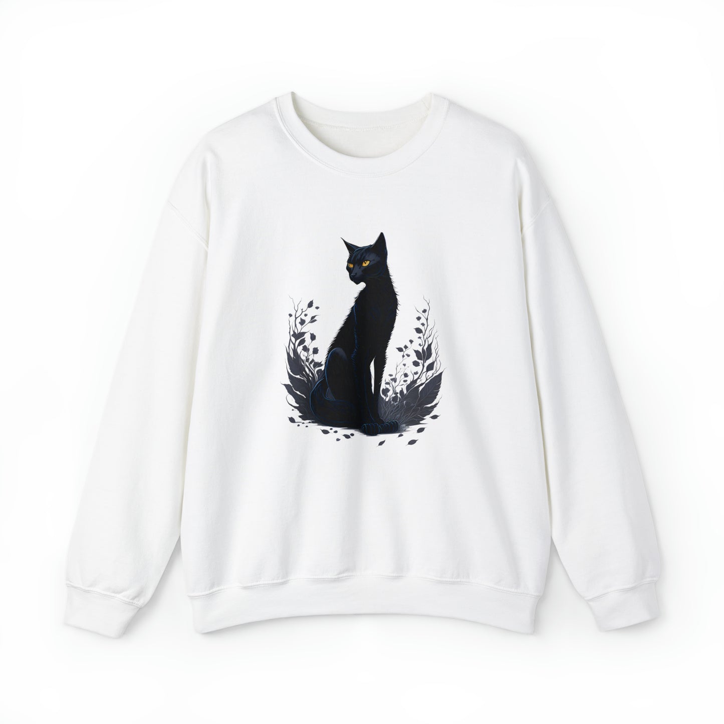 Unisex Sweatshirt schwarze Katze