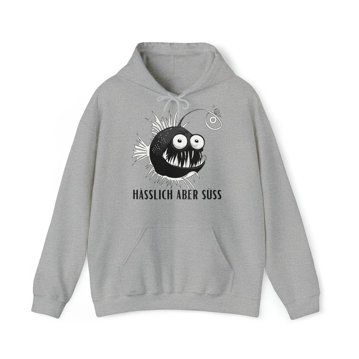 Unisex Hoodie Anglerfisch "hässlich aber süß"