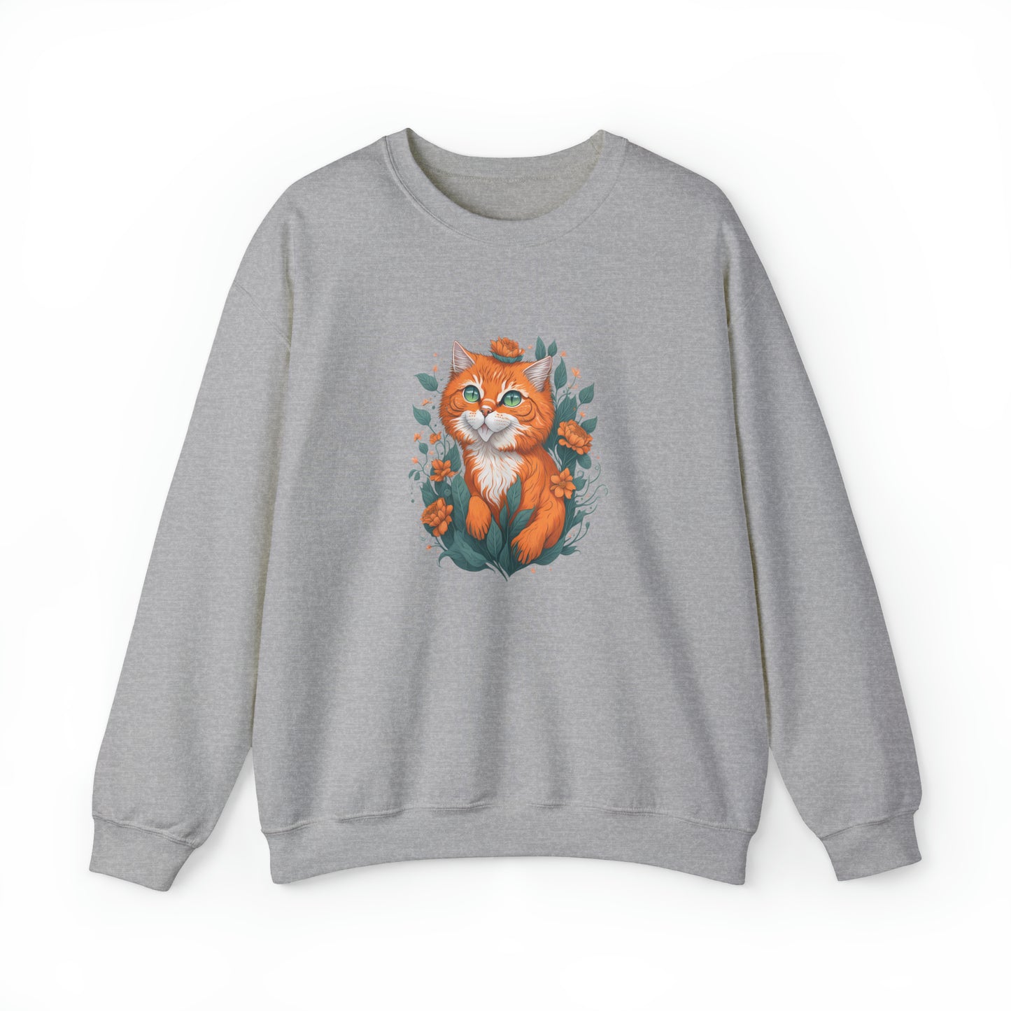 Unisex Sweatshirt Ginger Cat