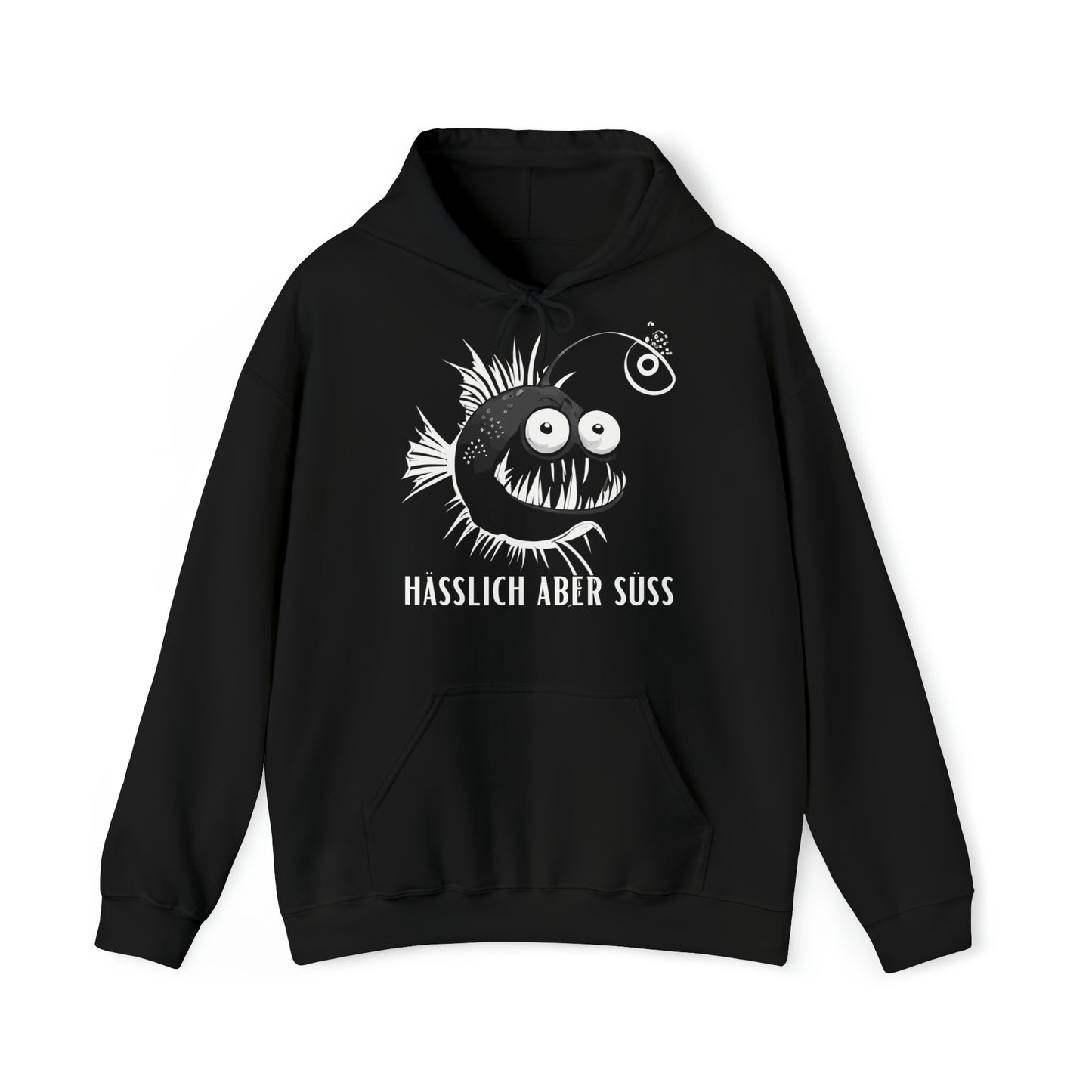 Unisex Hoodie Anglerfisch "hässlich aber süß"