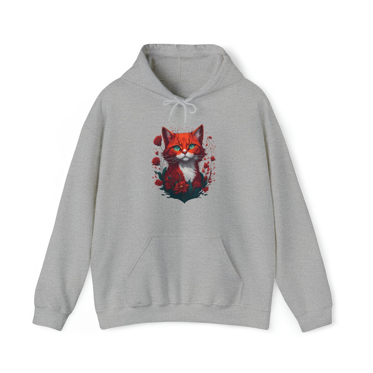 Unisex Hoodie Roter Kater