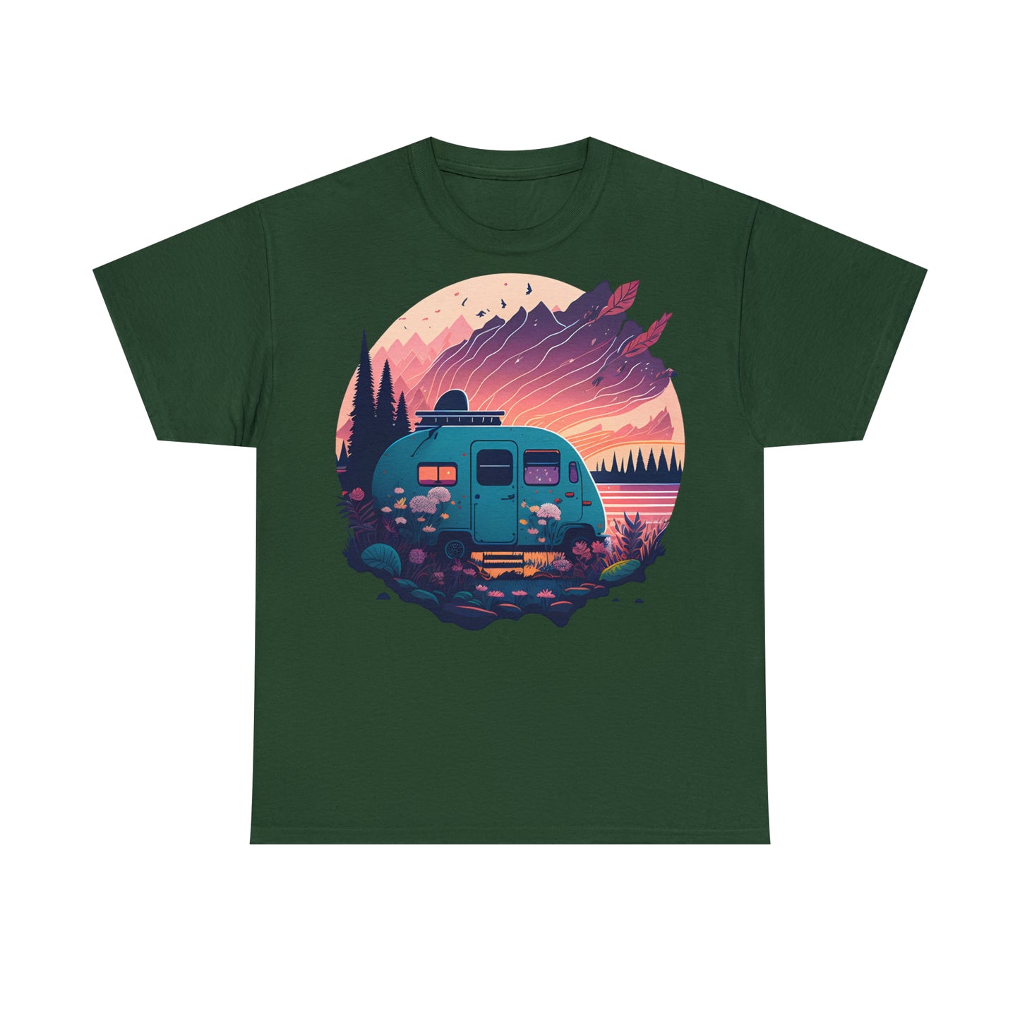 Unisex T-Shirt Camping am See