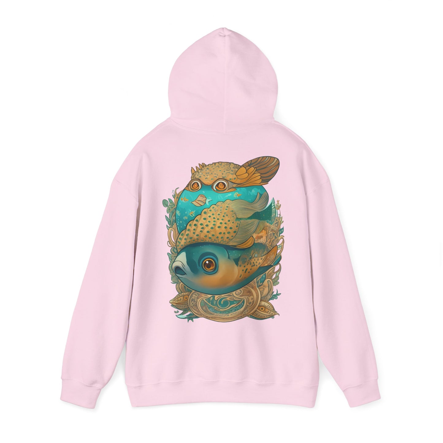 Unisex Hoodie Surrealistische Fische