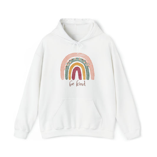 Unisex Hoodie Regenbogen be kind