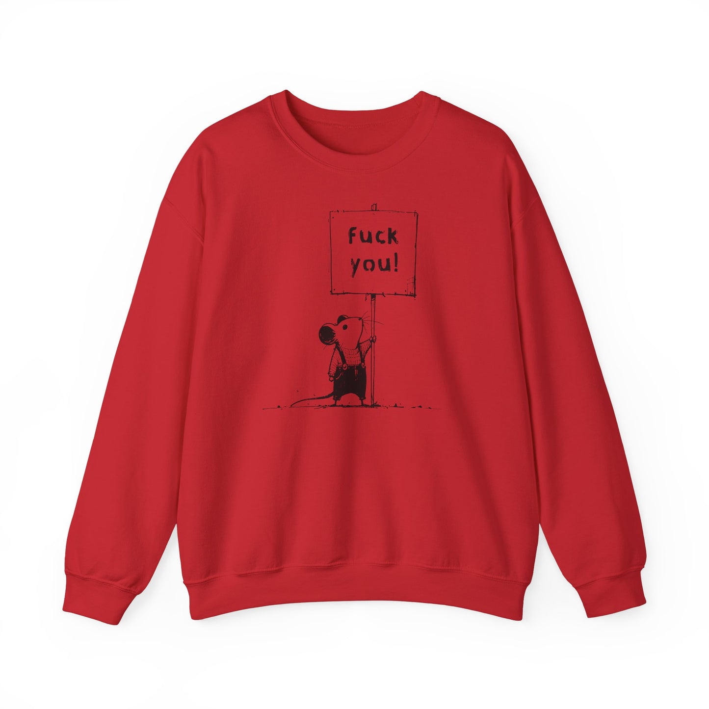 Unisex Sweatshirt fuck you! Maus