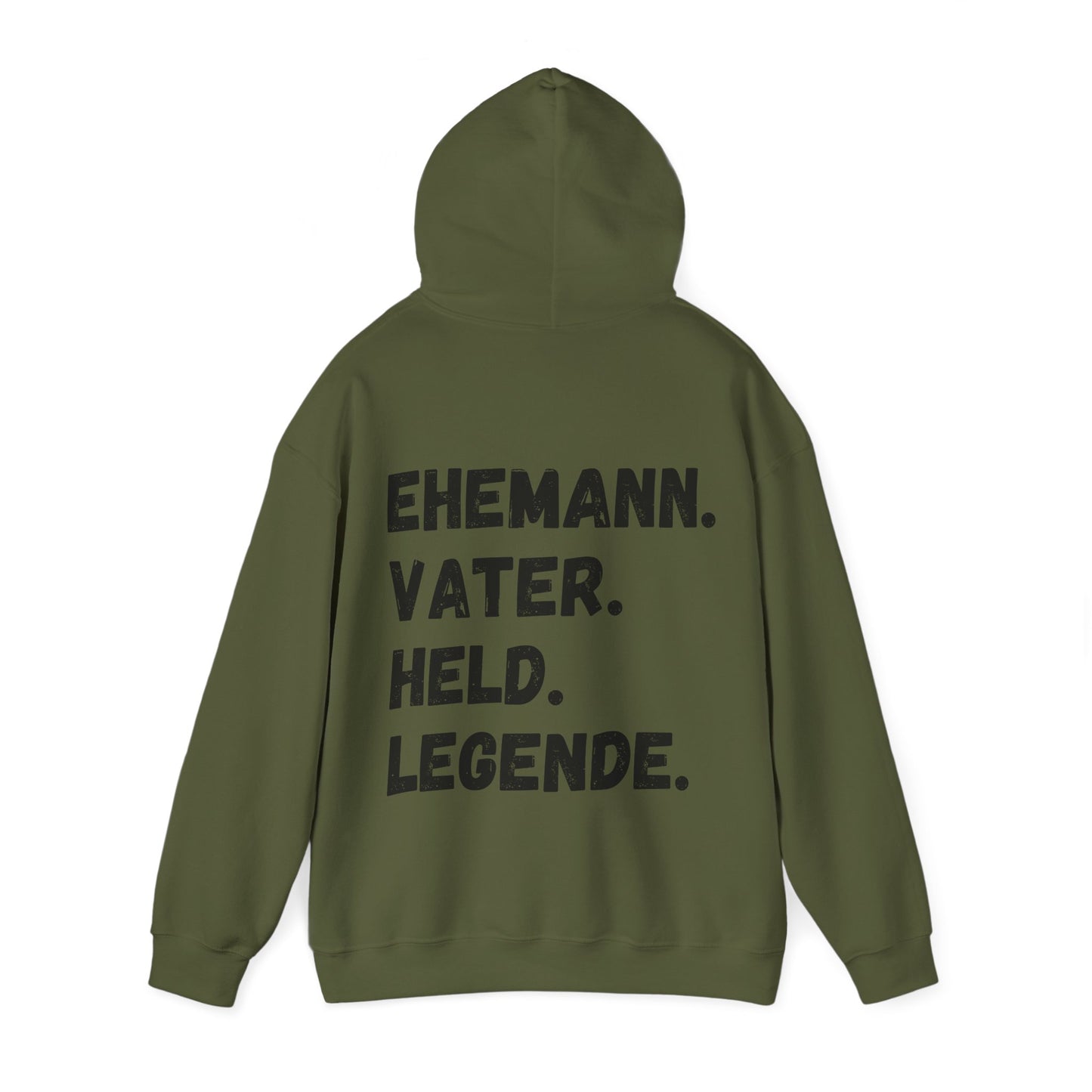 Unisex Hoodie Ehemann. Vater. Held. Legende.