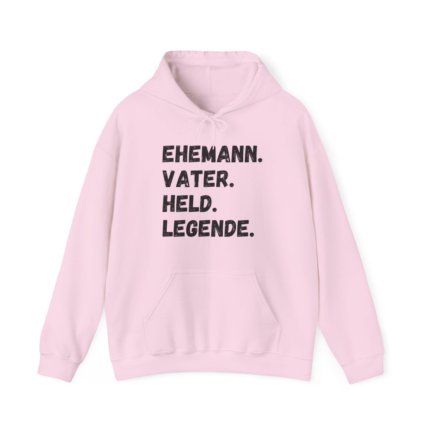 Unisex Hoodie Ehemann. Vater. Held. Legende.