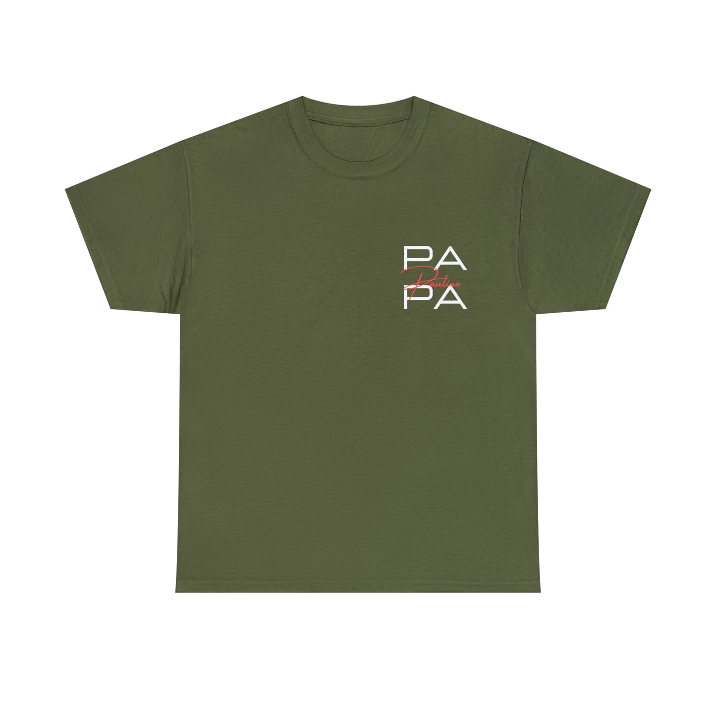 Personalisiertes Unisex T-Shirt Papa und Namen