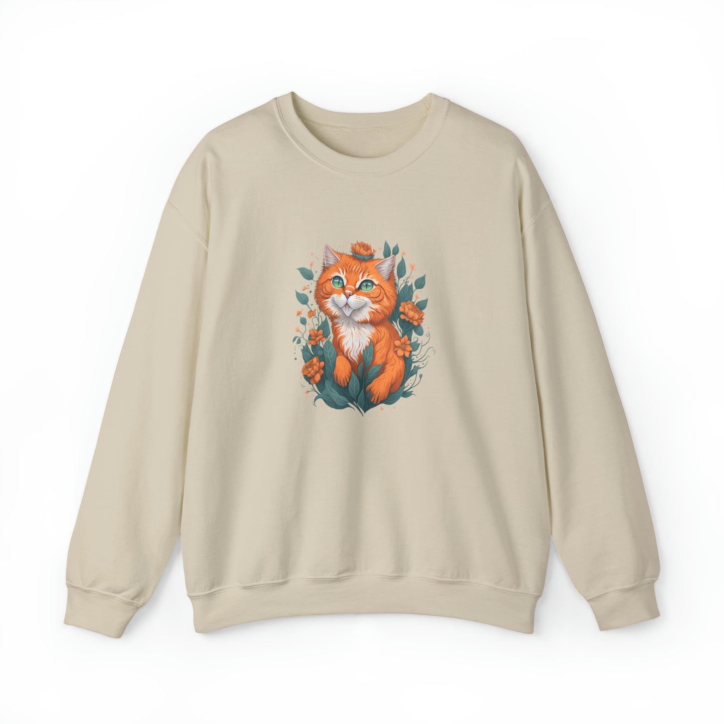 Unisex Sweatshirt Ginger Cat