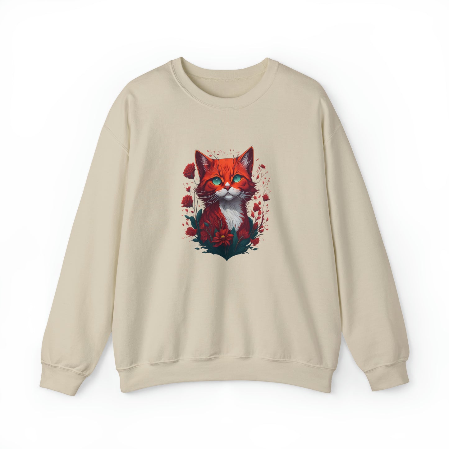 Unisex Sweatshirt Roter Kater