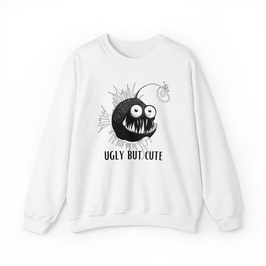 Unisex Sweatshirt Anglerfisch "ugly but cute"