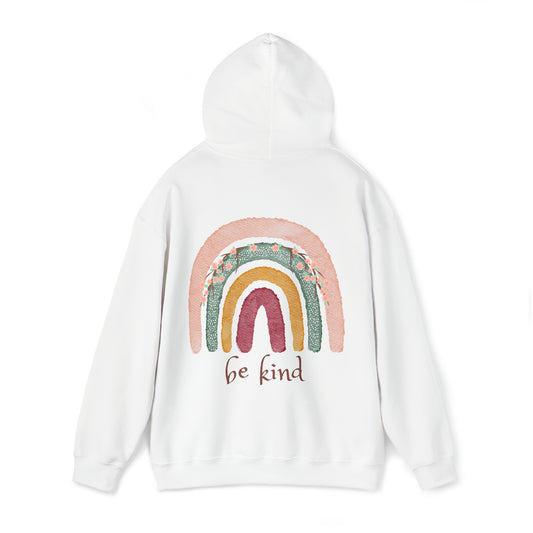 Unisex Hoodie Regenbogen be kind