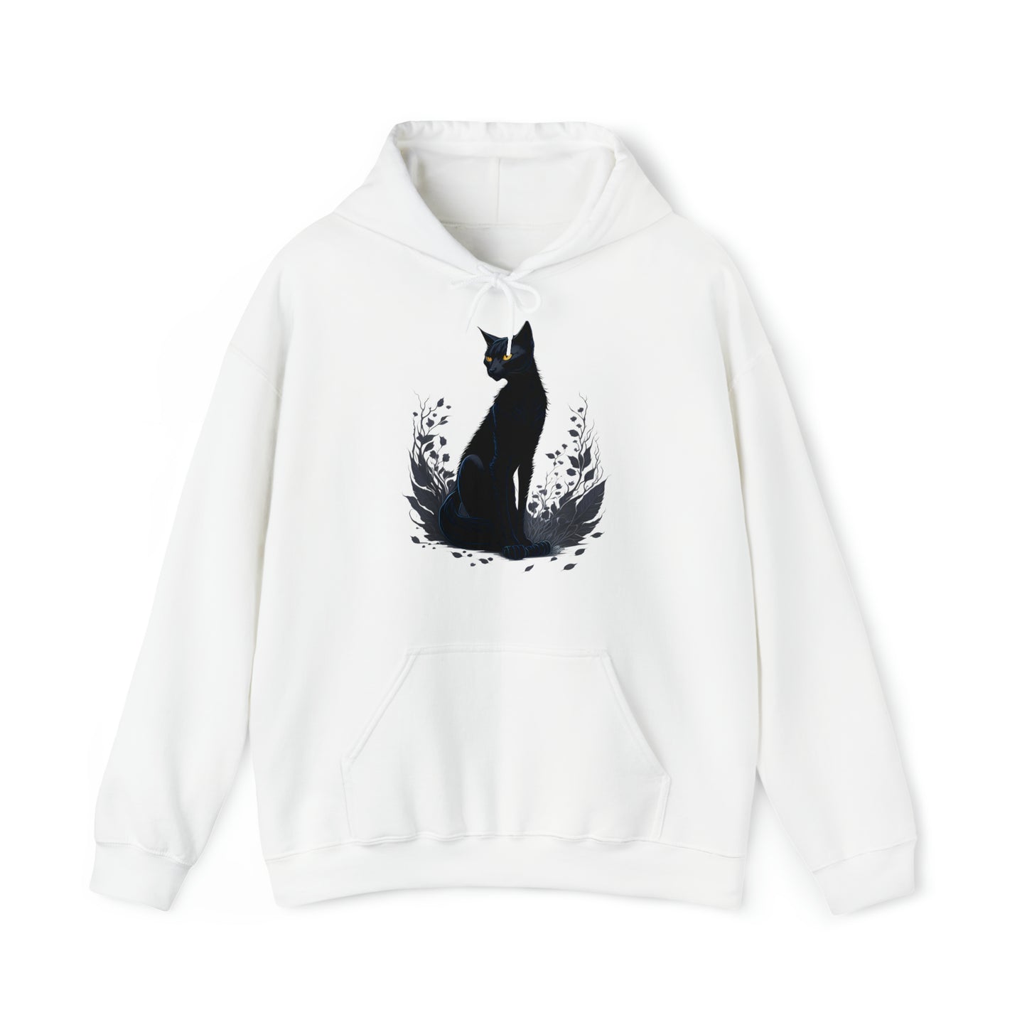 Unisex Hoodie schwarze Katze