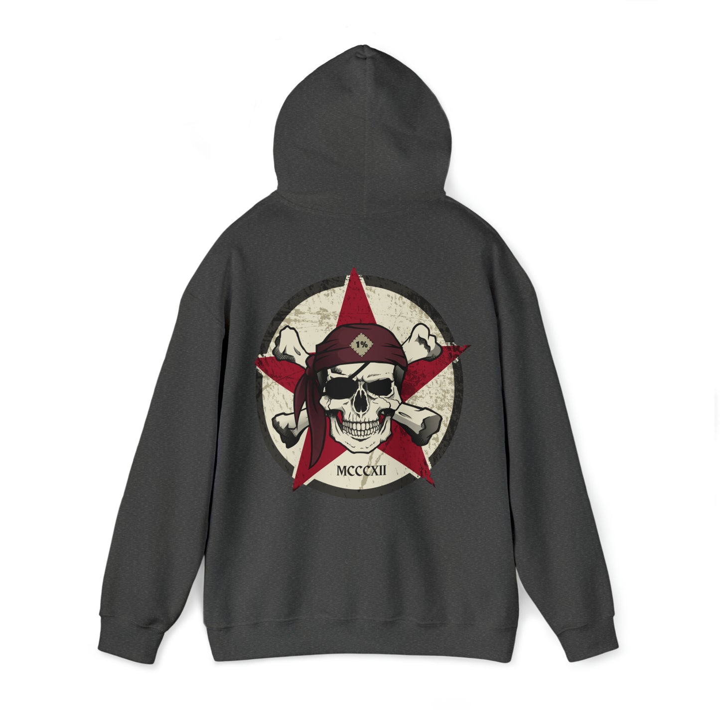 Unisex Hoodie Outlaw Biker Skull