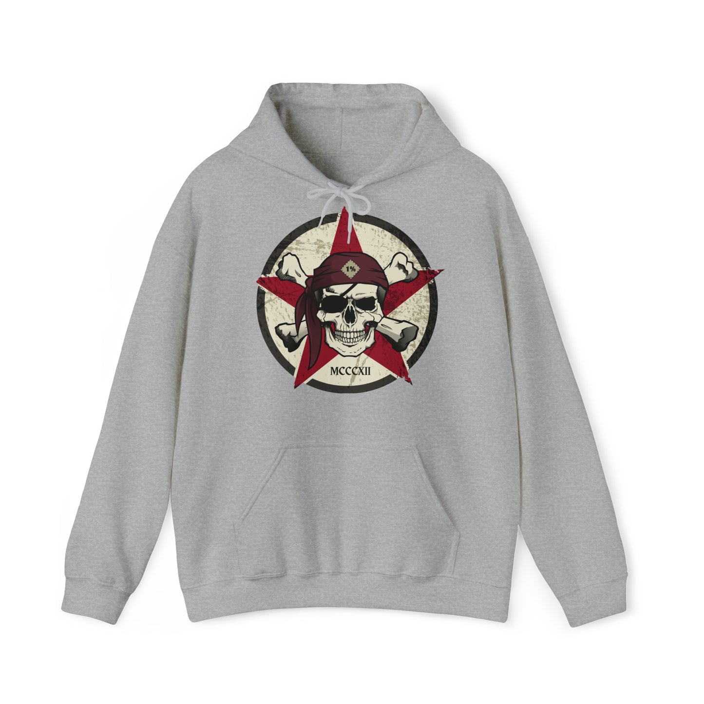 Unisex Hoodie Outlaw Biker Skull